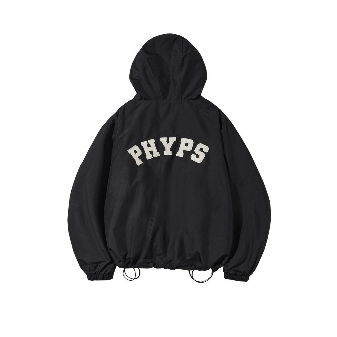 피지컬 디파트먼트 베어키링 아치로고 윈드 브레이커 블랙(Phyps Dept Bear Keyring Arch Logo Windbreaker Black) - 2
