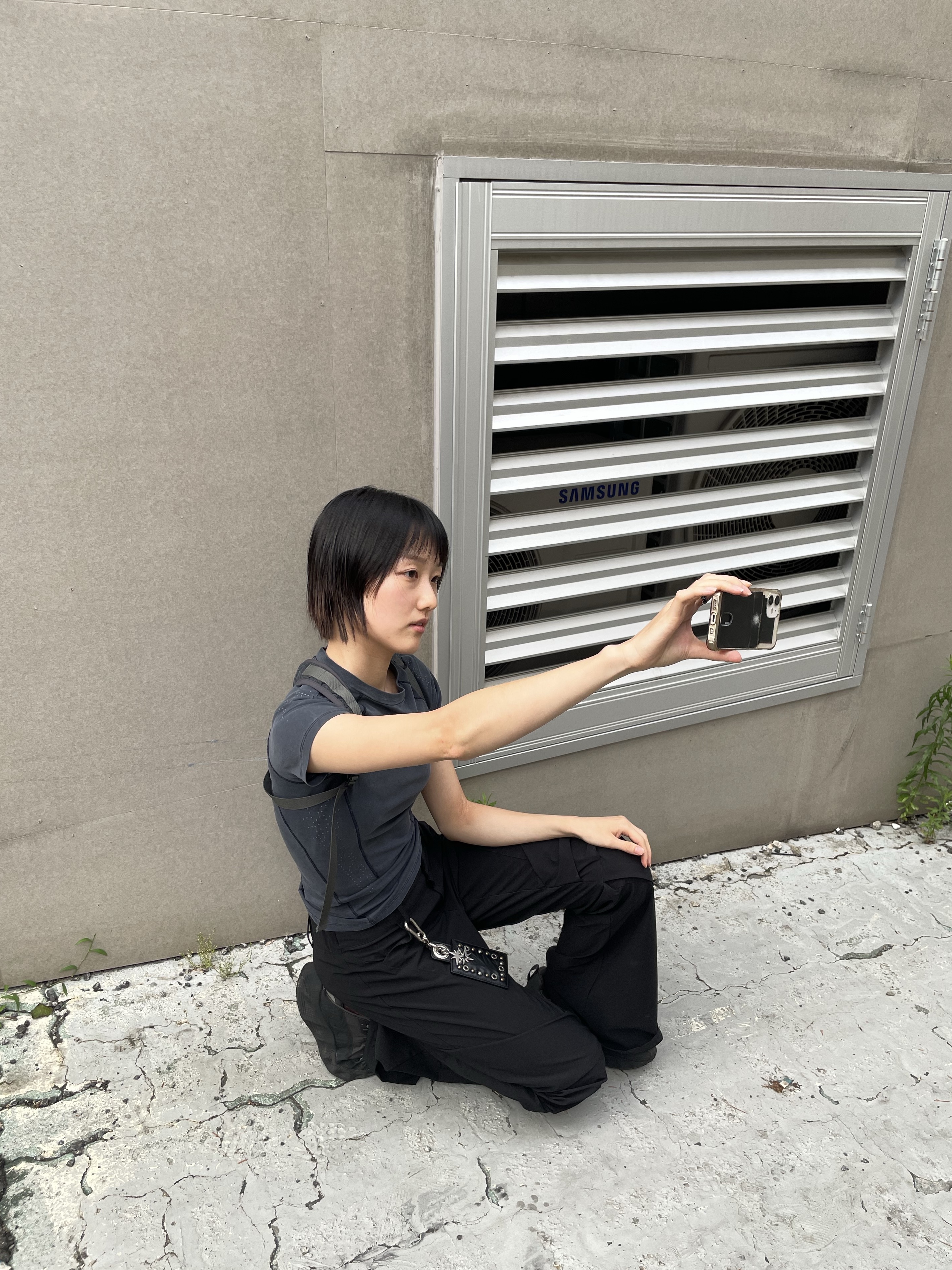 Nike x Hyein Seo Ava Rover Black 착용 스타일 - 1