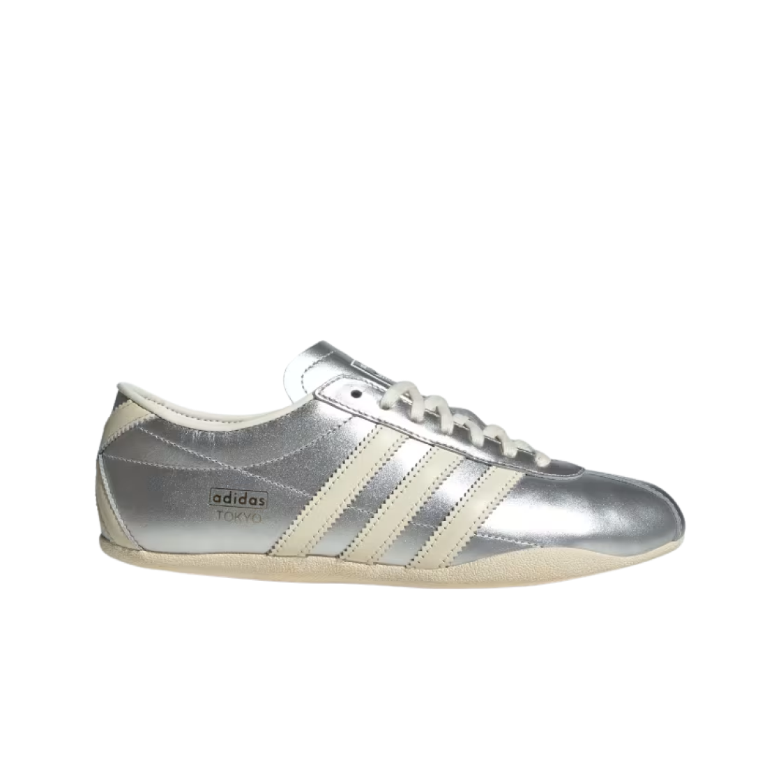 (W) 아디다스 도쿄 실버 메탈릭 크림 화이트