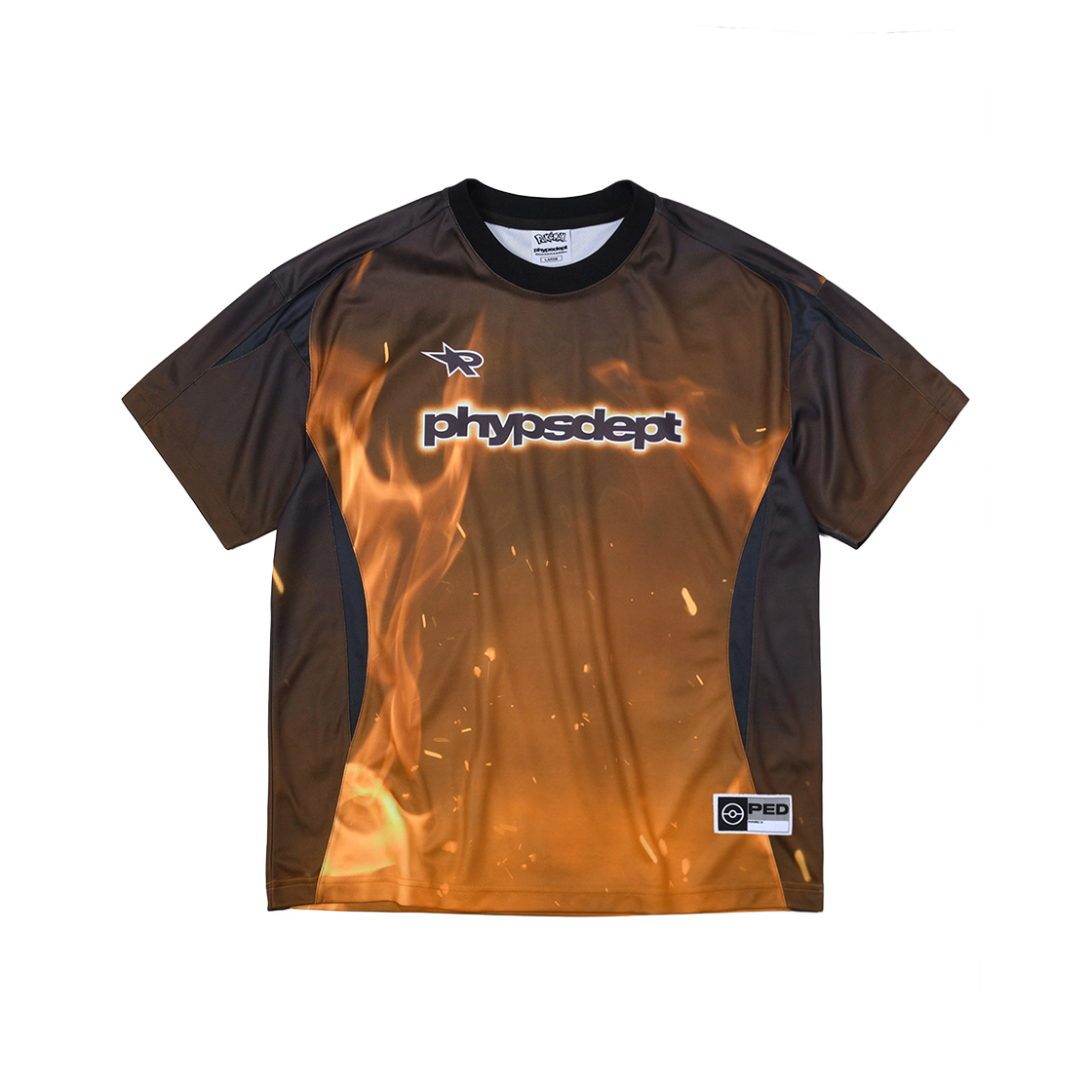 PFM1SS306COR Phyps Dept Poketmonster Sport Jersey Short Sleeve Orange