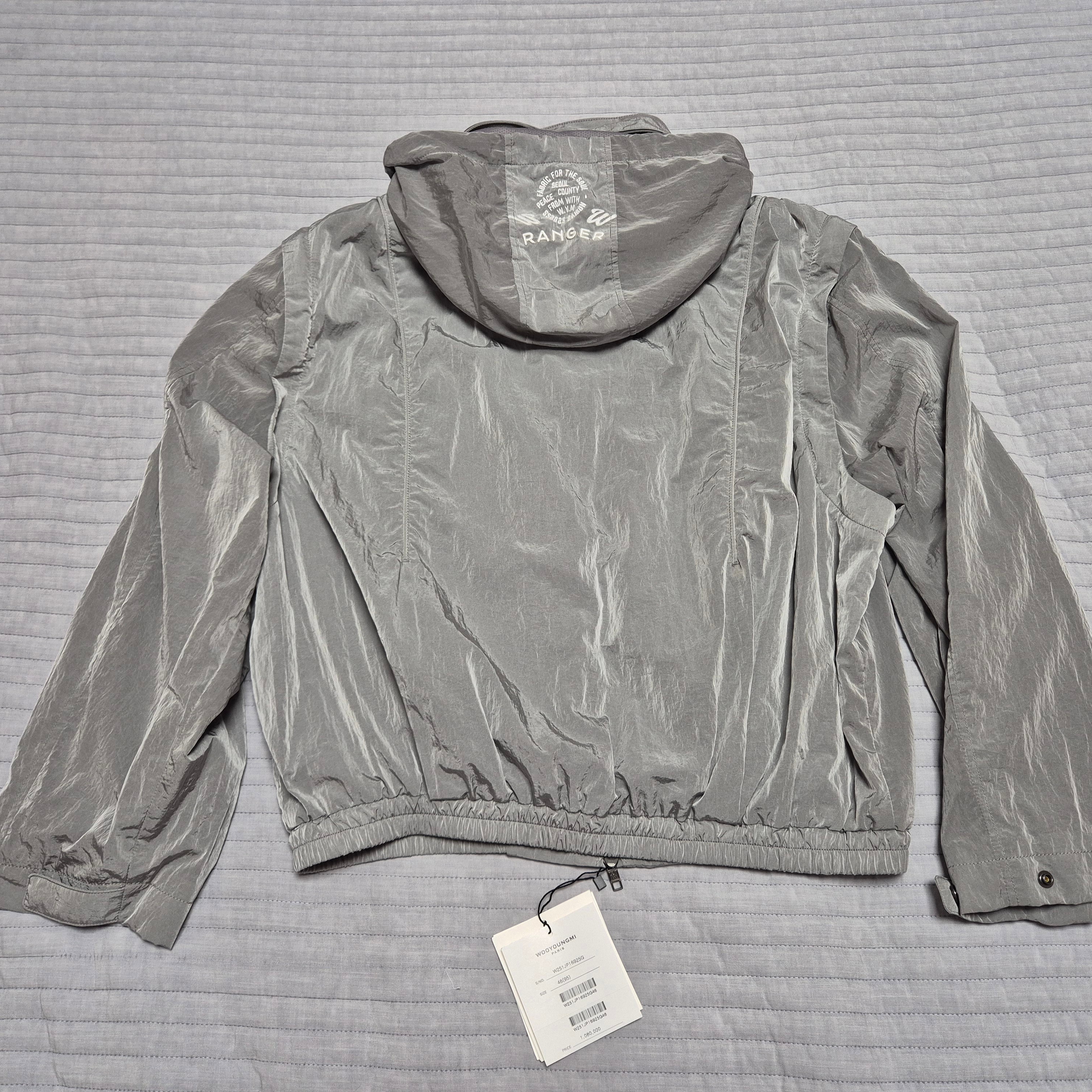 Wooyoungmi Nylon Track Jacket Grey - 25SS 착용 스타일 - 3