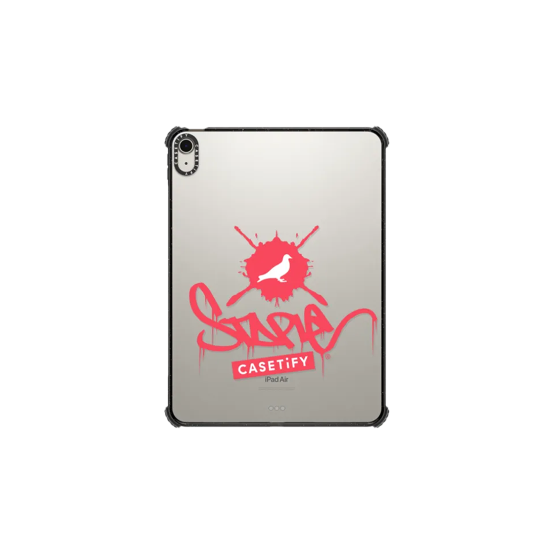 케이스티파이 x 스테이플 아이패드 피죤 로고 임팩트 케이스 블랙(Casetify x Staple iPad Pigeon Logo Impact Case Black) - 4