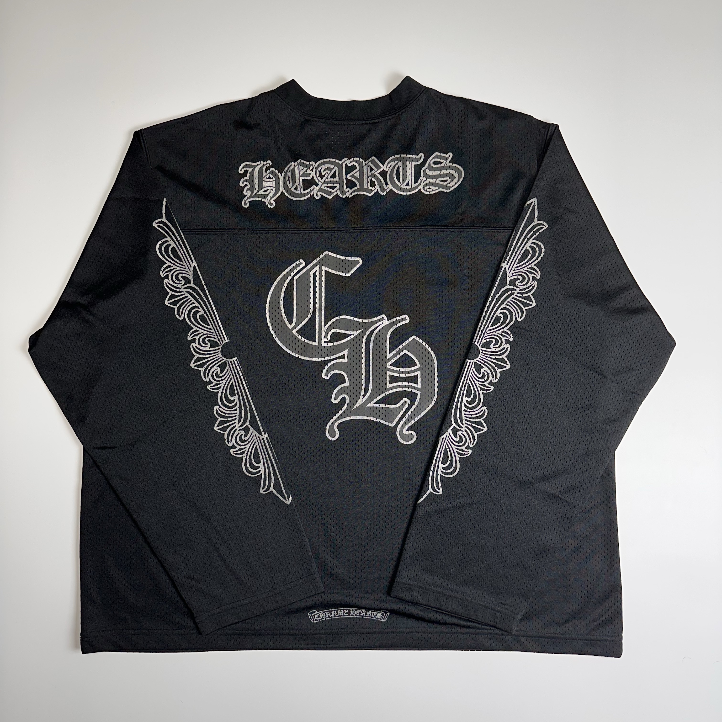 Chrome Hearts Warm Up LS Jersey Black 착용 스타일 - 2