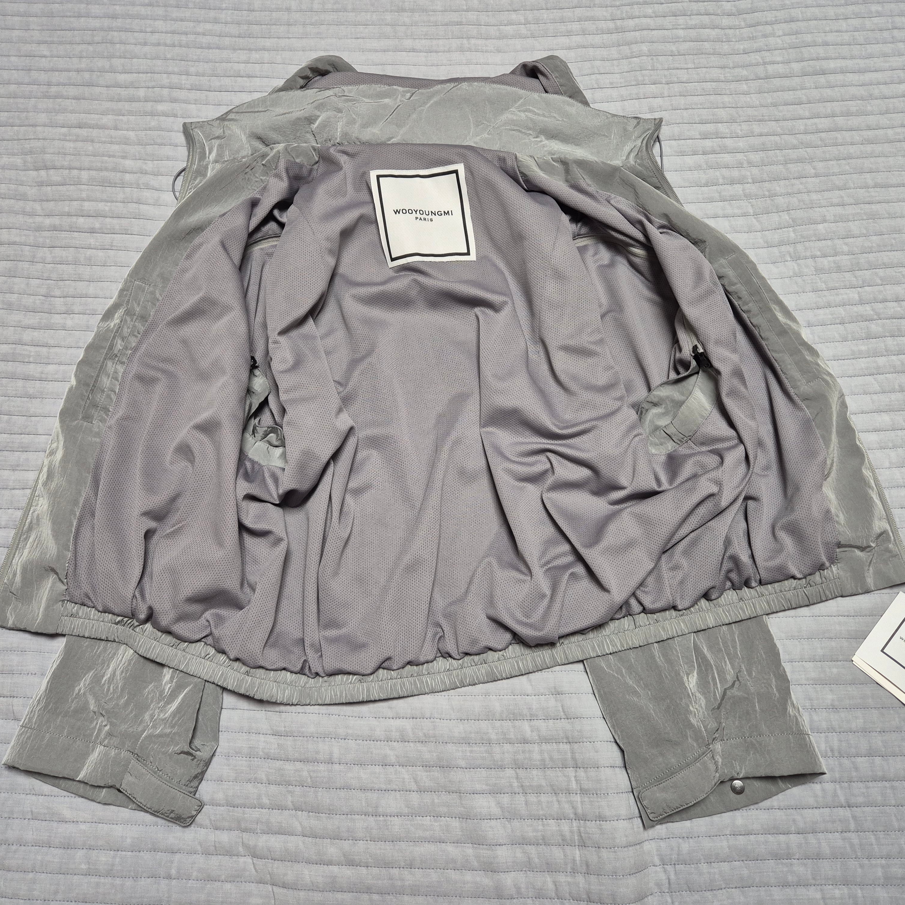 Wooyoungmi Nylon Track Jacket Grey - 25SS 착용 스타일 - 4