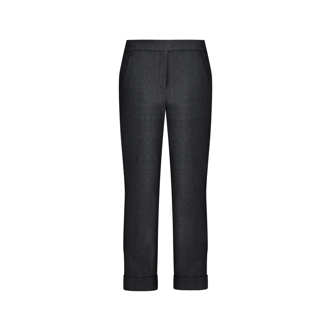 G4LF23B145 (W) G/Fore Cuffed Glen Check Stretch Pants Charcoal