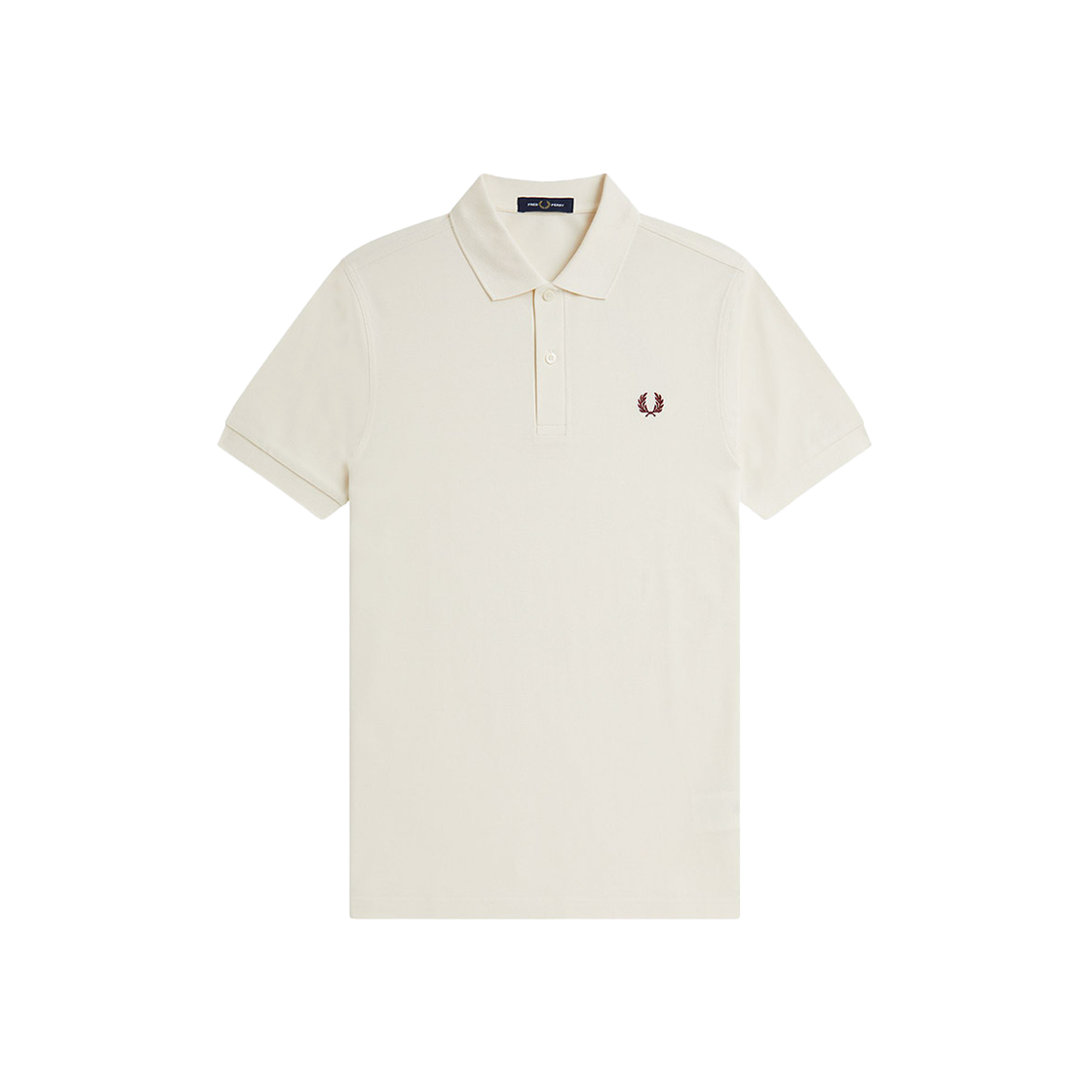 프레드페리 M6000 플레인 프레드페리 셔츠 에크루 옥스블러드(Fred Perry M6000 Plain Fred Perry Shirt Ecru Oxblood) - 1