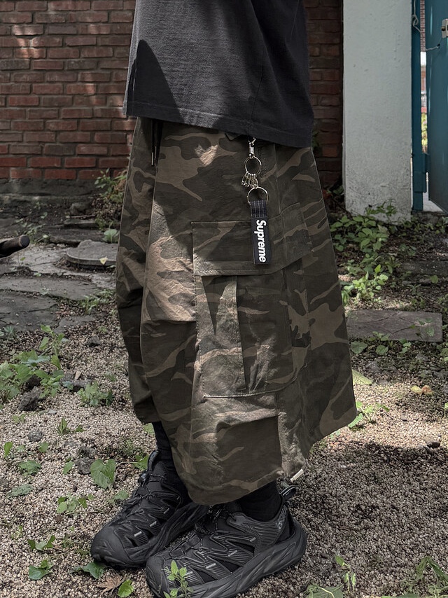 Hoka Hopara Black, Supreme Ripstop Keychain Black - 24SS 착용 스타일 - 1