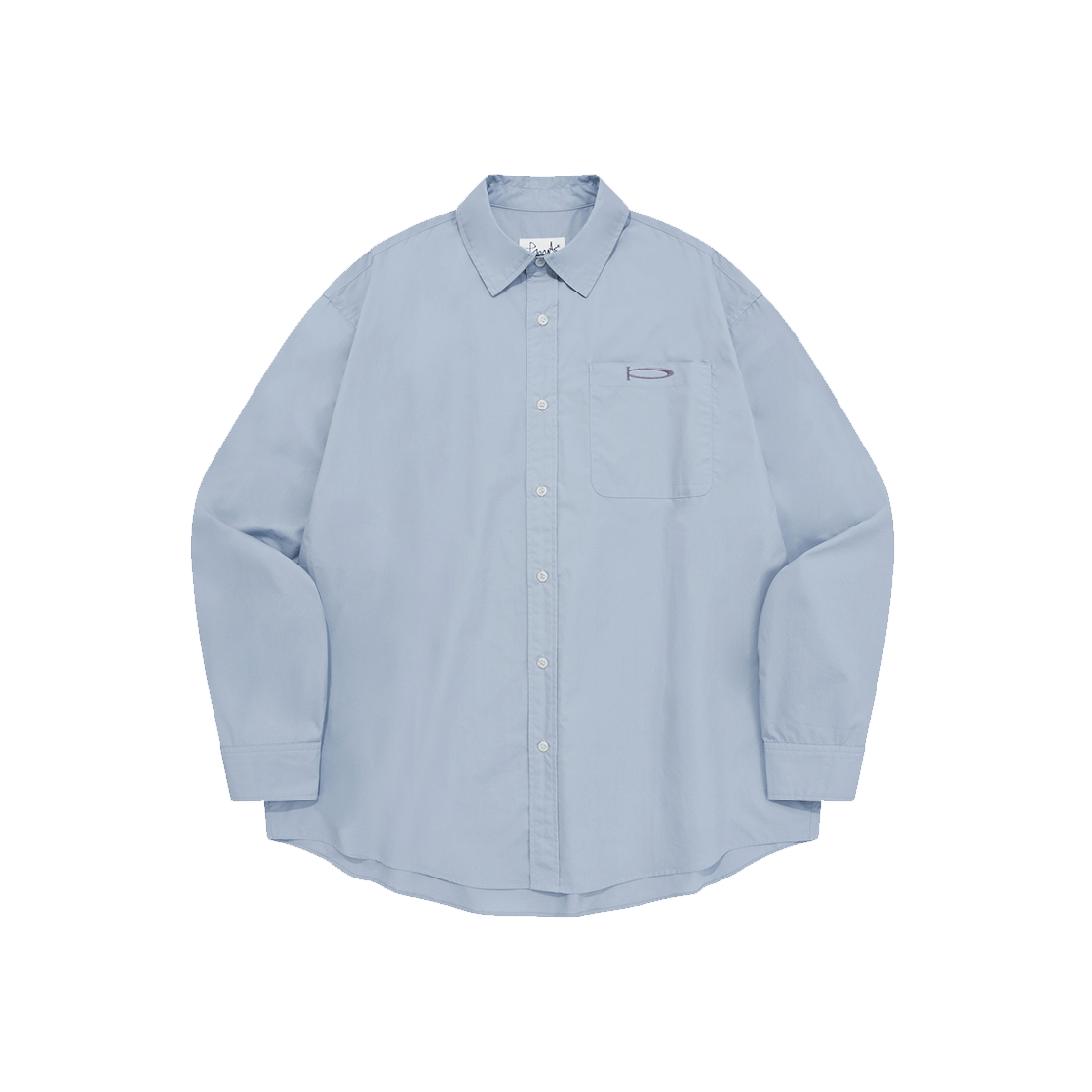 피지컬 디파트먼트 P-ACTIVE 오버핏 셔츠 라이트 블루(Phyps Dept P-ACTIVE Overfit Shirt Light Blue) - 1