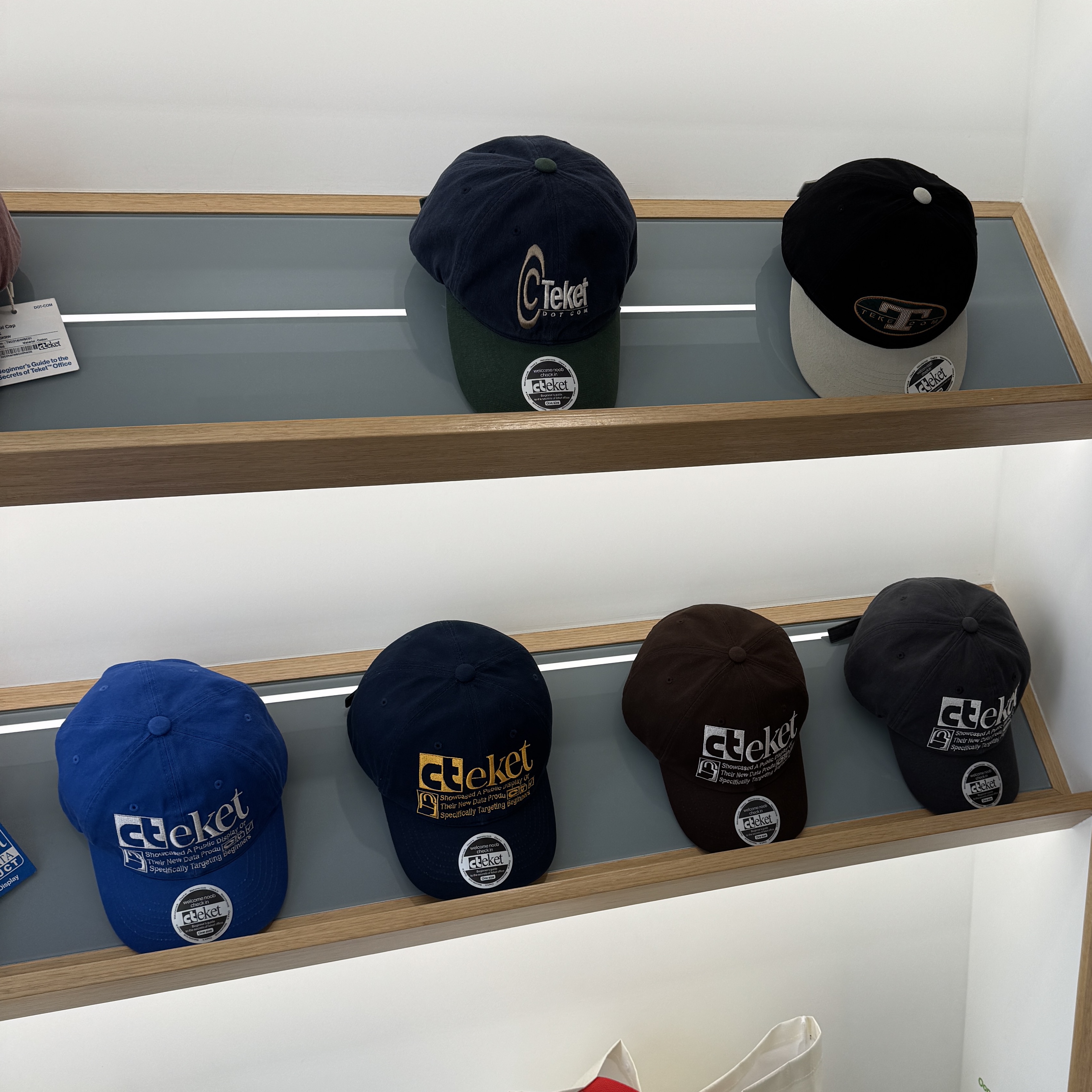 Teket Plan Cap Blue 착용 스타일