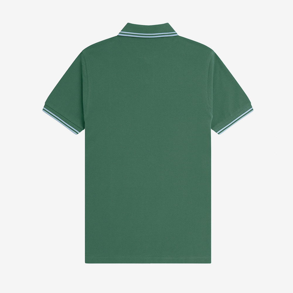프레드페리 M3600 트윈 팁 프레드페리 셔츠 스포츠그린 트랙블루(Fred Perry M3600 Twin Tipped Fred Perry Shirt Sport Green Track Blue) - 6