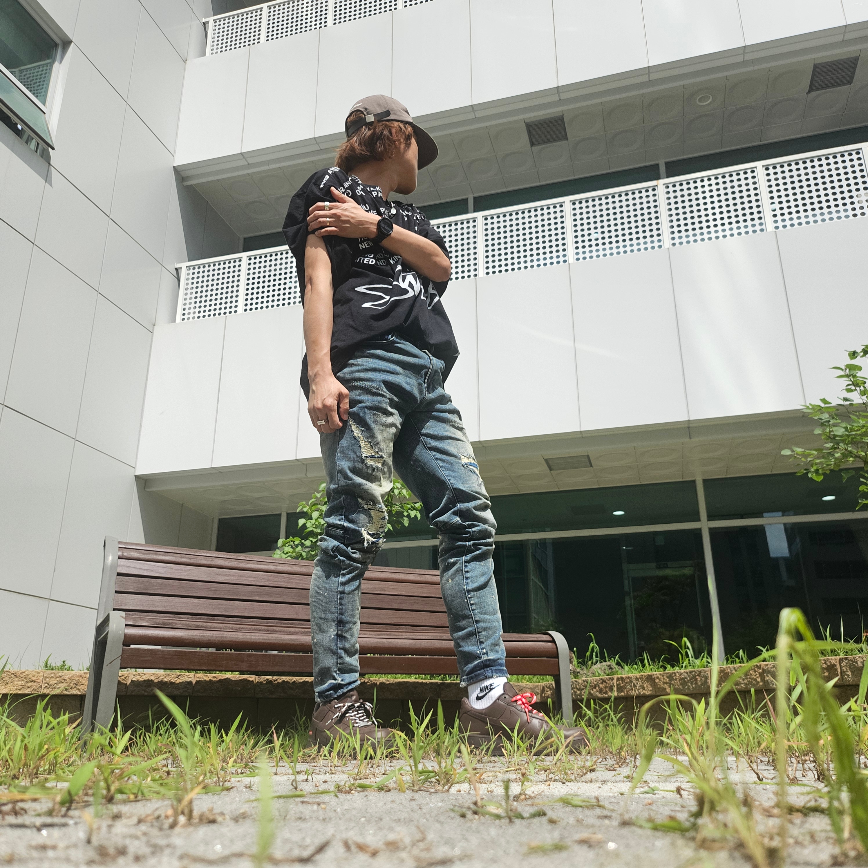 Ogarp Concho Wrist Belt Black, Diesel Dx1509 Stainless Steel Chain Necklace Silver 착용 스타일 - 2