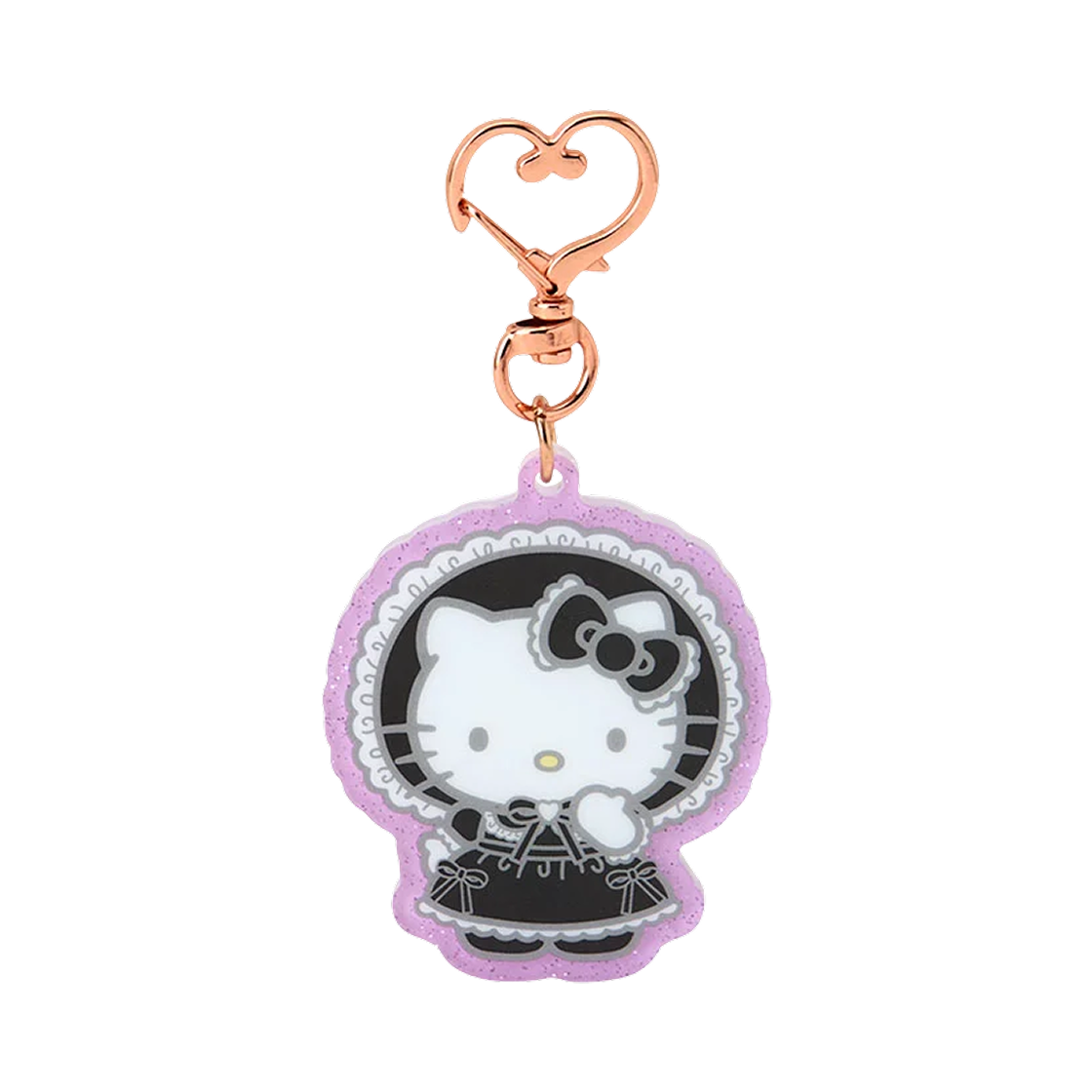 404276 Sanrio Hello Kitty Lolita Acrylic Keychain Black
