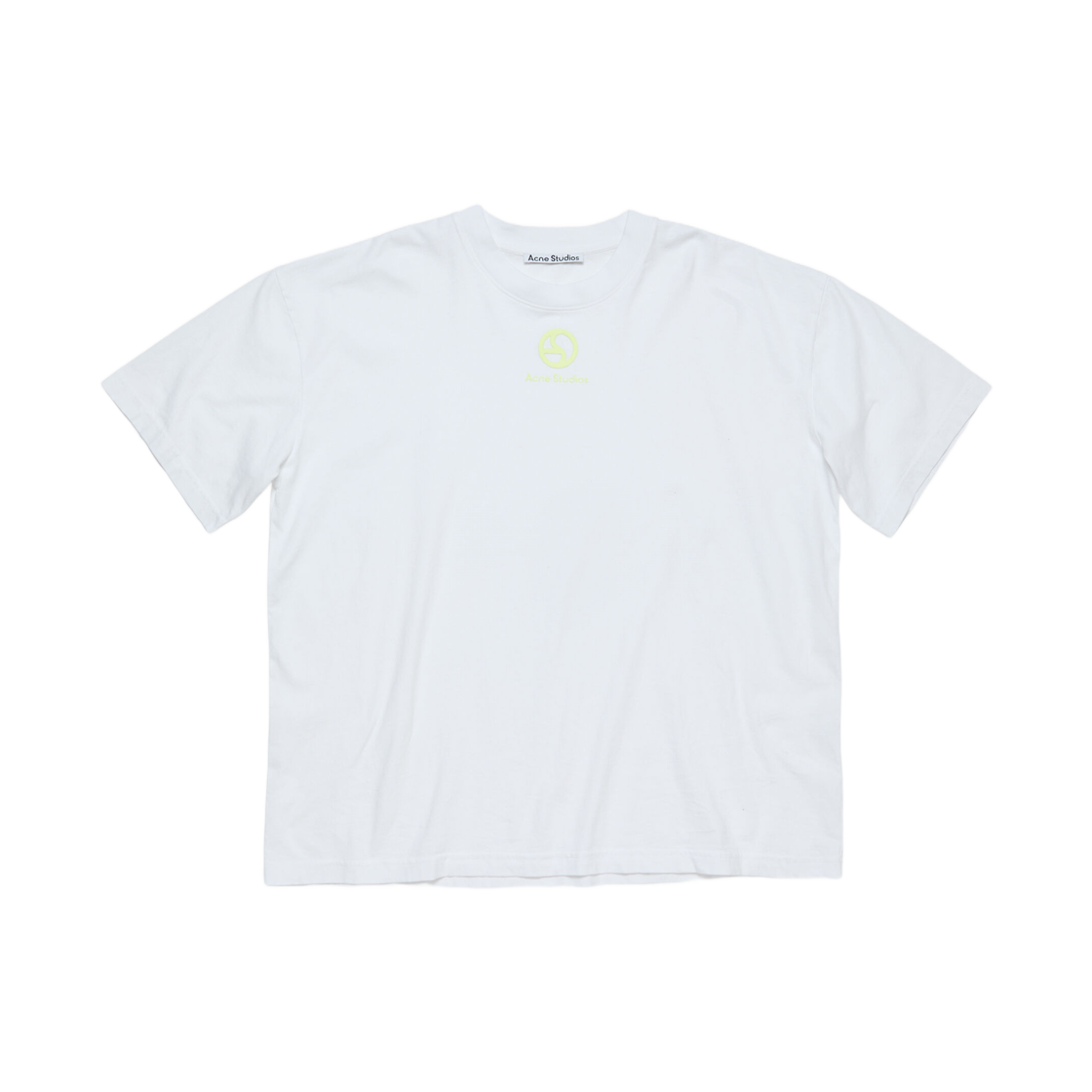아크네 스튜디오 로고 티셔츠 옵틱 화이트(Acne Studios Logo T-Shirt Optic White) - 1