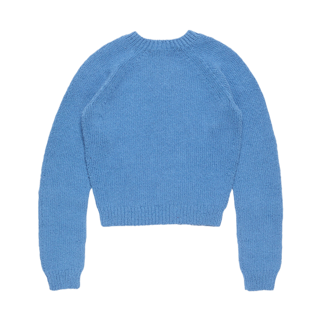 (W) 아크네 스튜디오 크롭 크루넥 스웨터 오션 블루((W) Acne Studios Cropped Crewneck Sweater Ocean Blue) - 2
