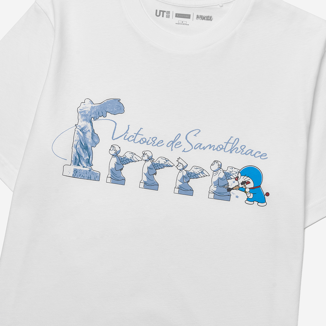 유니클로 UT x 루브르 x 도라에몽 그래픽 티셔츠 B 화이트 - KR(Uniqlo UT x Louvre x Doraemon Graphic T-Shirt B White - KR) - 3
