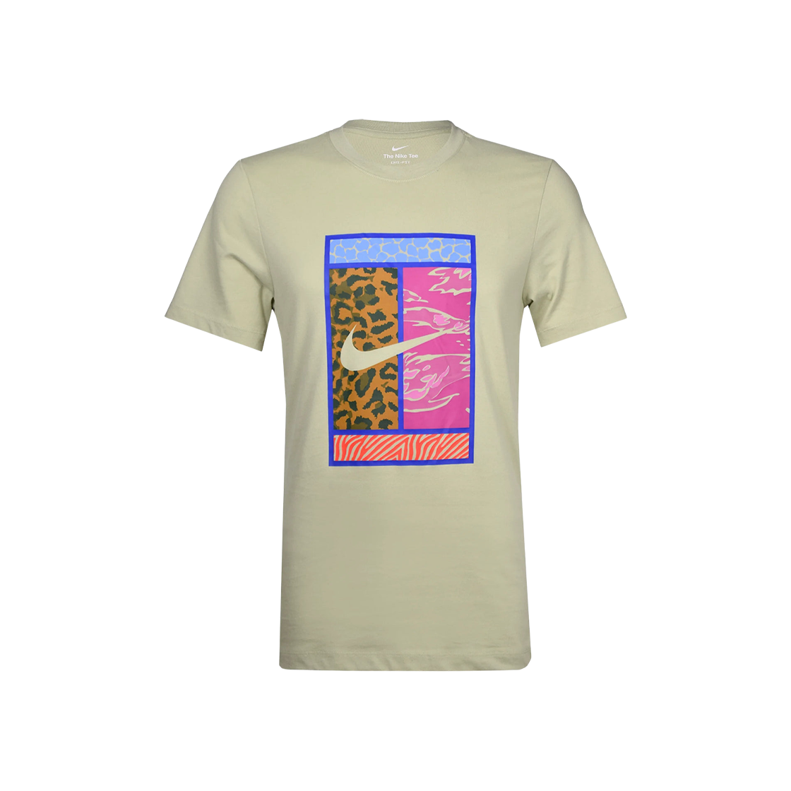 HV1715-371 Nike Court Dri-Fit Tennis T-Shirt Olive Aura - US/EU