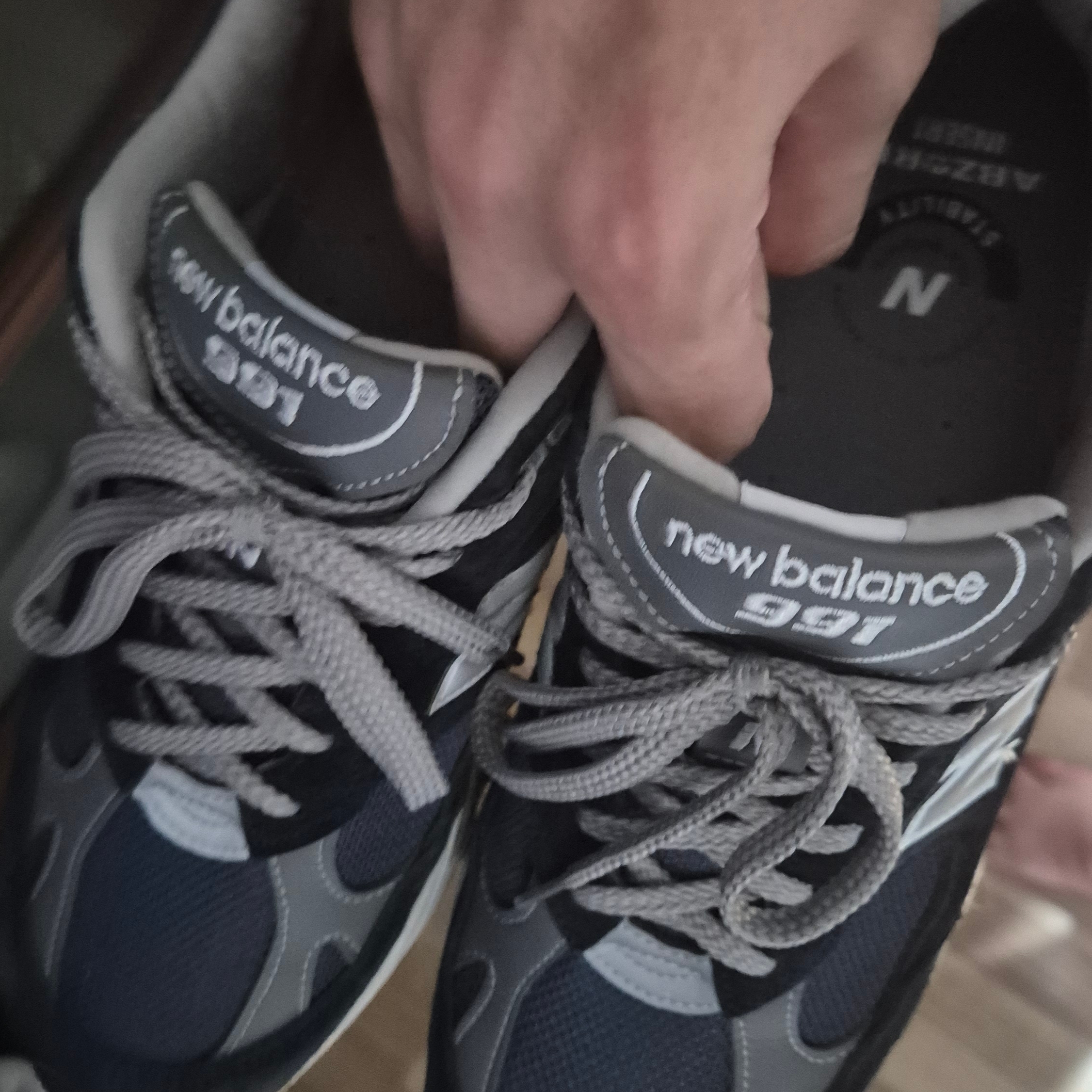 New Balance 991 Made in UK Navy 착용 스타일