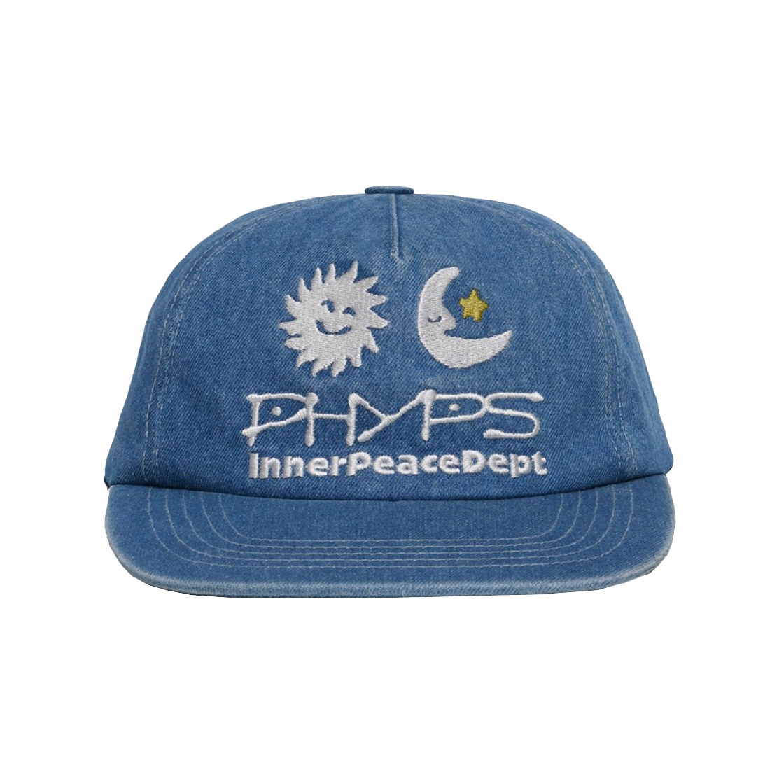 피지컬 디파트먼트 썬앤문 트러커 캡 블루(Phyps Dept Sun & Moon Trucker Cap Blue)