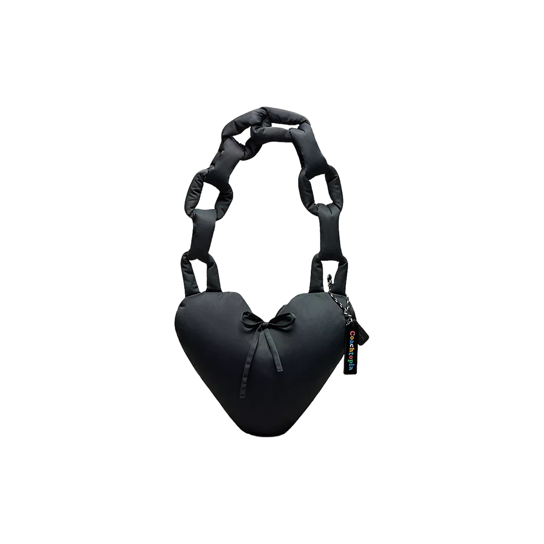 코치토피아 루프 퍼피 하트백 블랙(Coachtopia Loop Puffy Heart Bag Black) - 1
