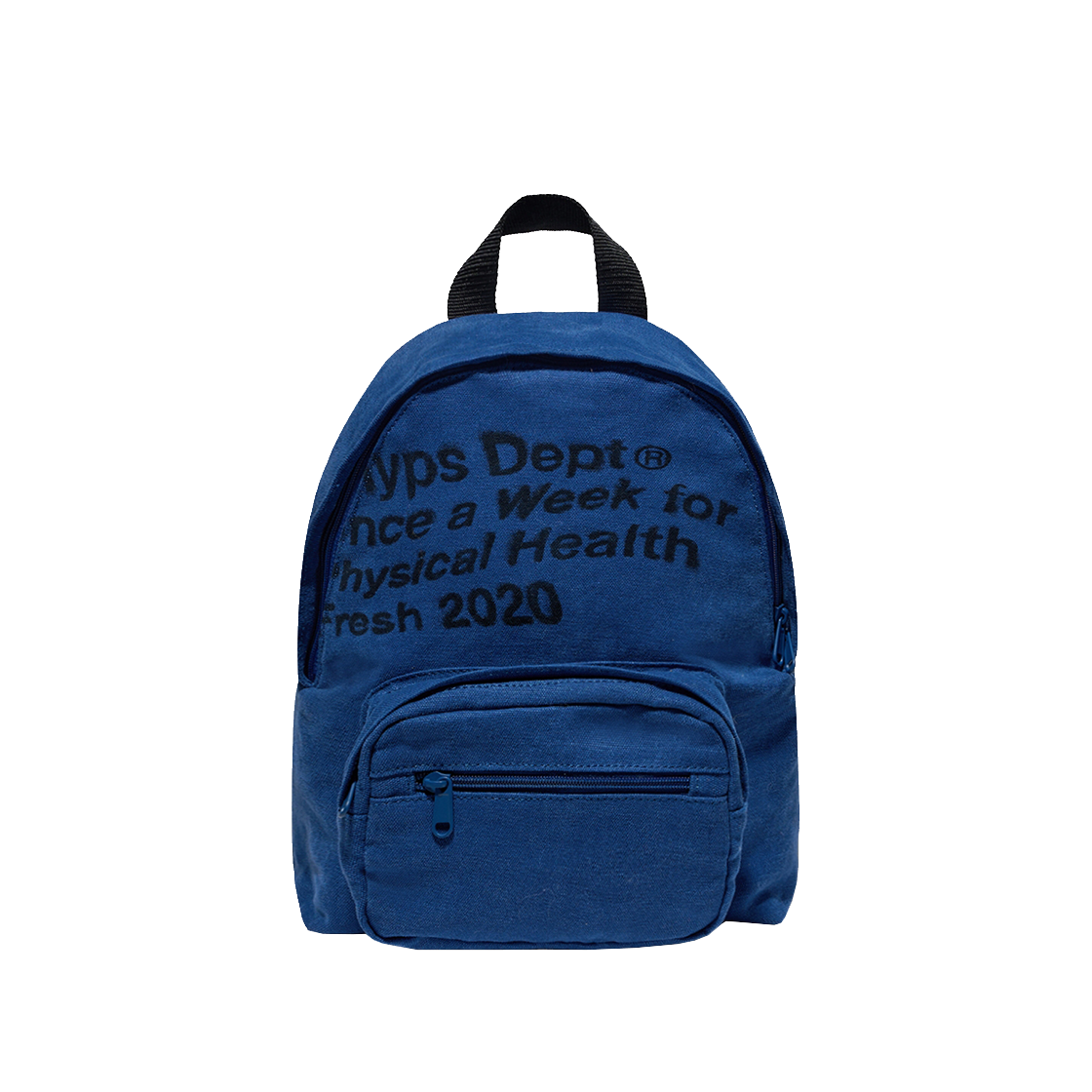 PFX2BG306ADU Phyps Dept Leather Strap Mini Backpack Dark Blue