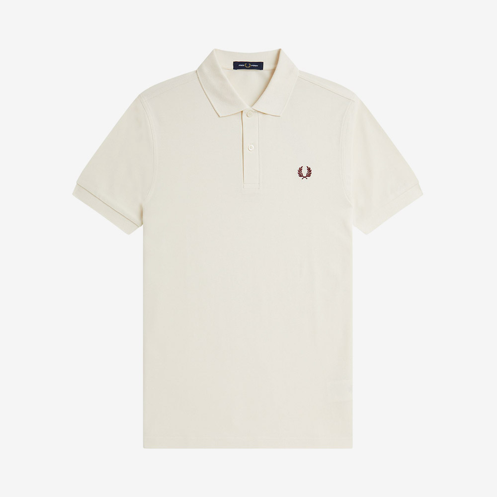 프레드페리 M6000 플레인 프레드페리 셔츠 에크루 옥스블러드(Fred Perry M6000 Plain Fred Perry Shirt Ecru Oxblood) - 5