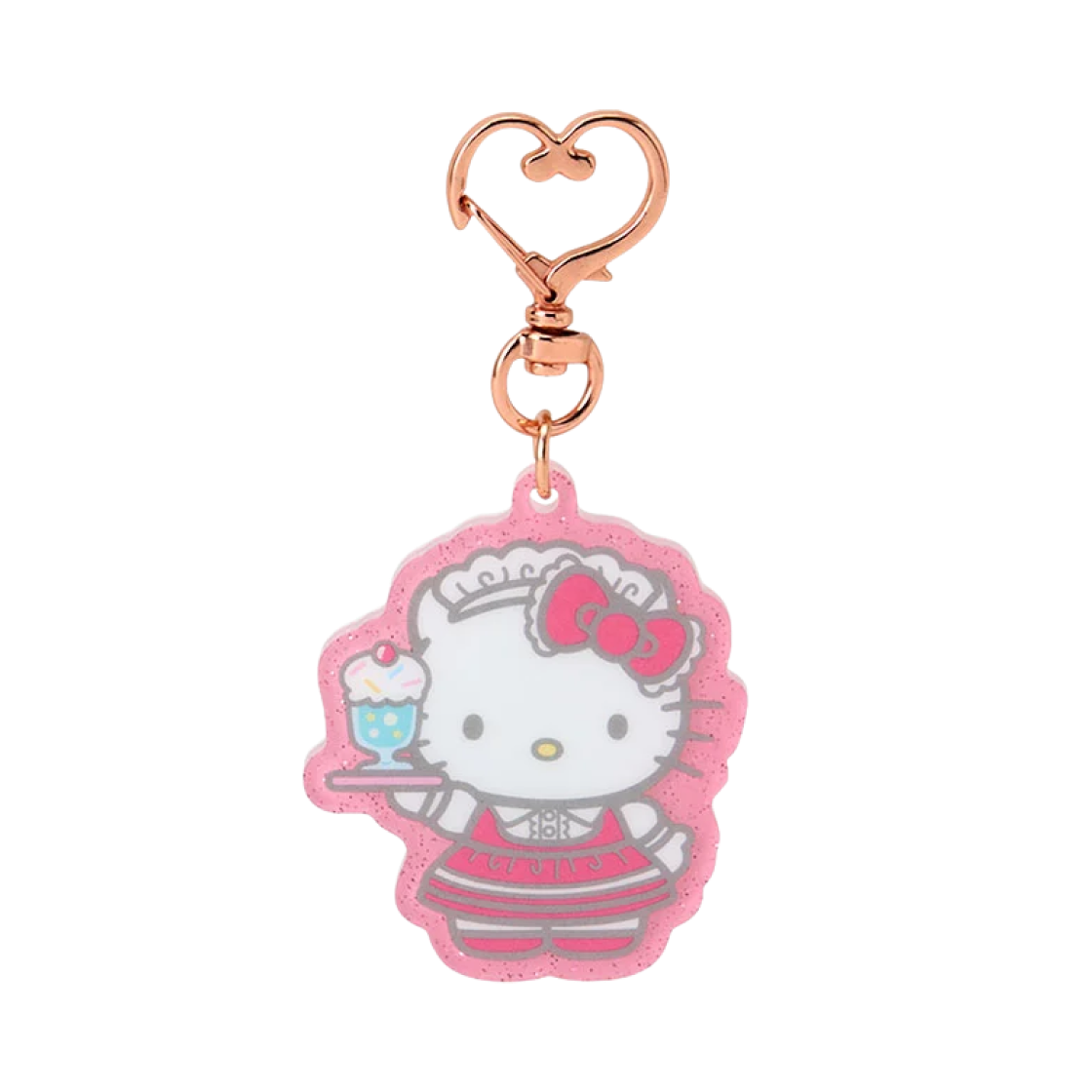 산리오 헬로 키티 메이드 아크릴 키체인 핑크(Sanrio Hello Kitty Maid Acrylic Keychain Pink) - 1