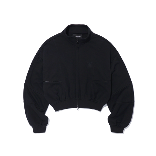 ブルゾン WOOALONG Signature semiover fit nylon blouson BLACK CF1WJP2 MUSINSA公式 | WOOALONG Signature semi-over fit nylon blouson
