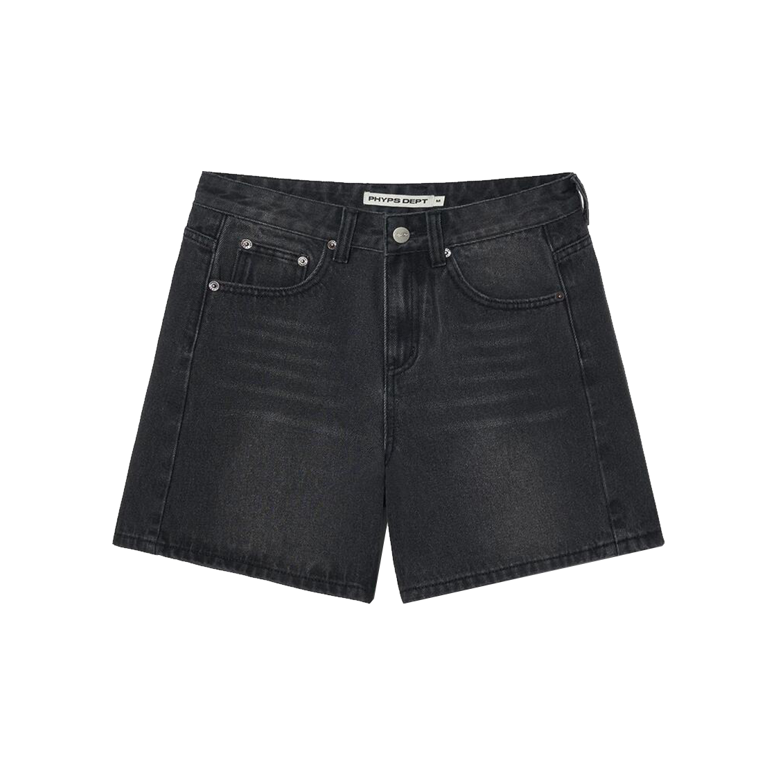 PFM1DP201ABK Phyps Dept Wide Denim Shorts Black