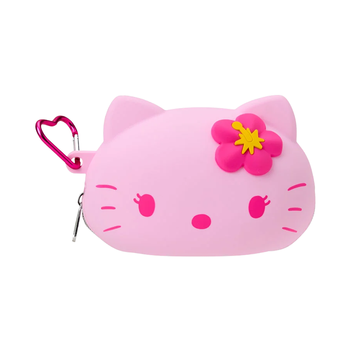 산리오 헬로 키티 실리콘 펜슬 케이스 핑크(Sanrio Hello Kitty Silicone Pencil Case Pink)