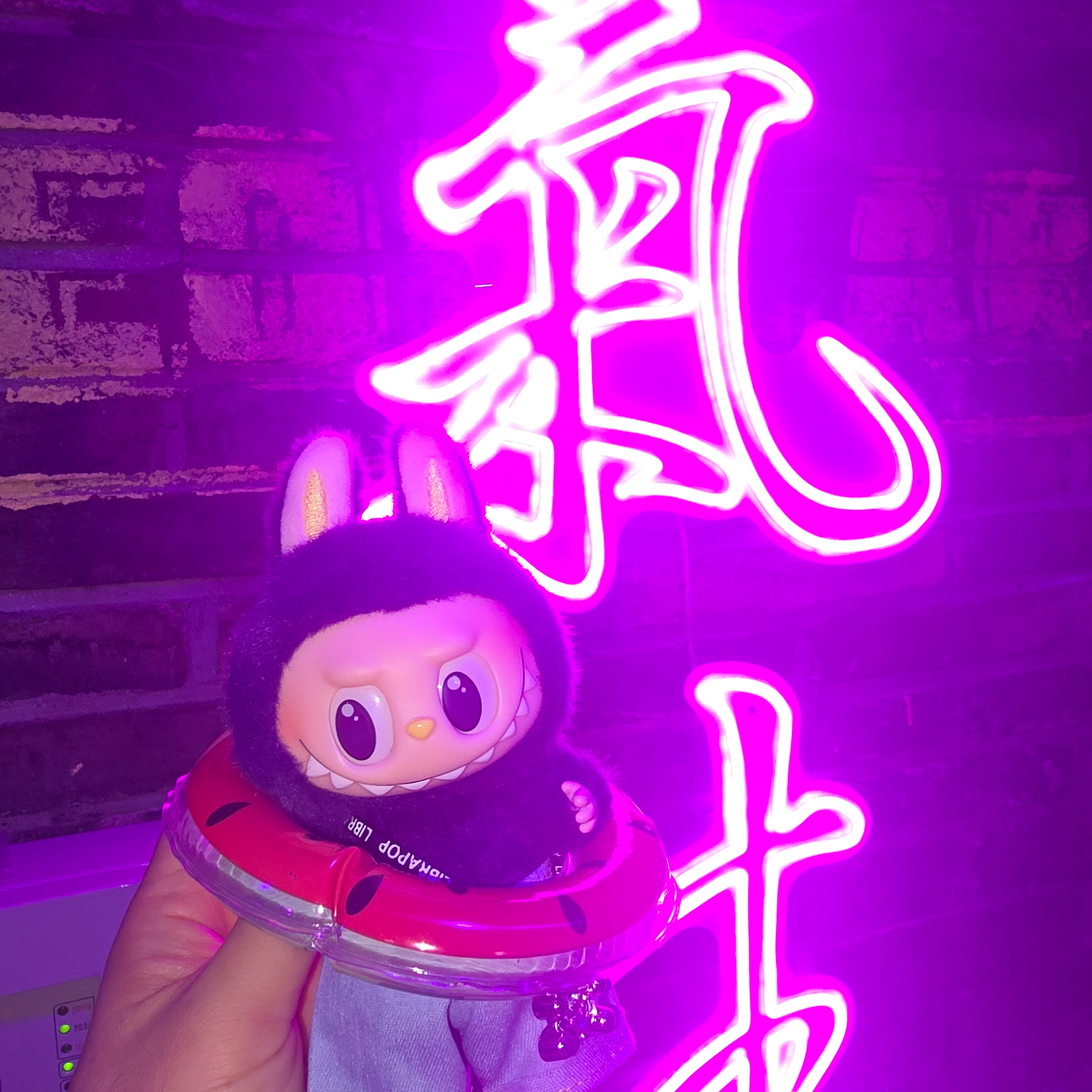 Pop Mart Labubu x Pronounce Lucky Fairy Toy Keyring 착용 스타일 - 2