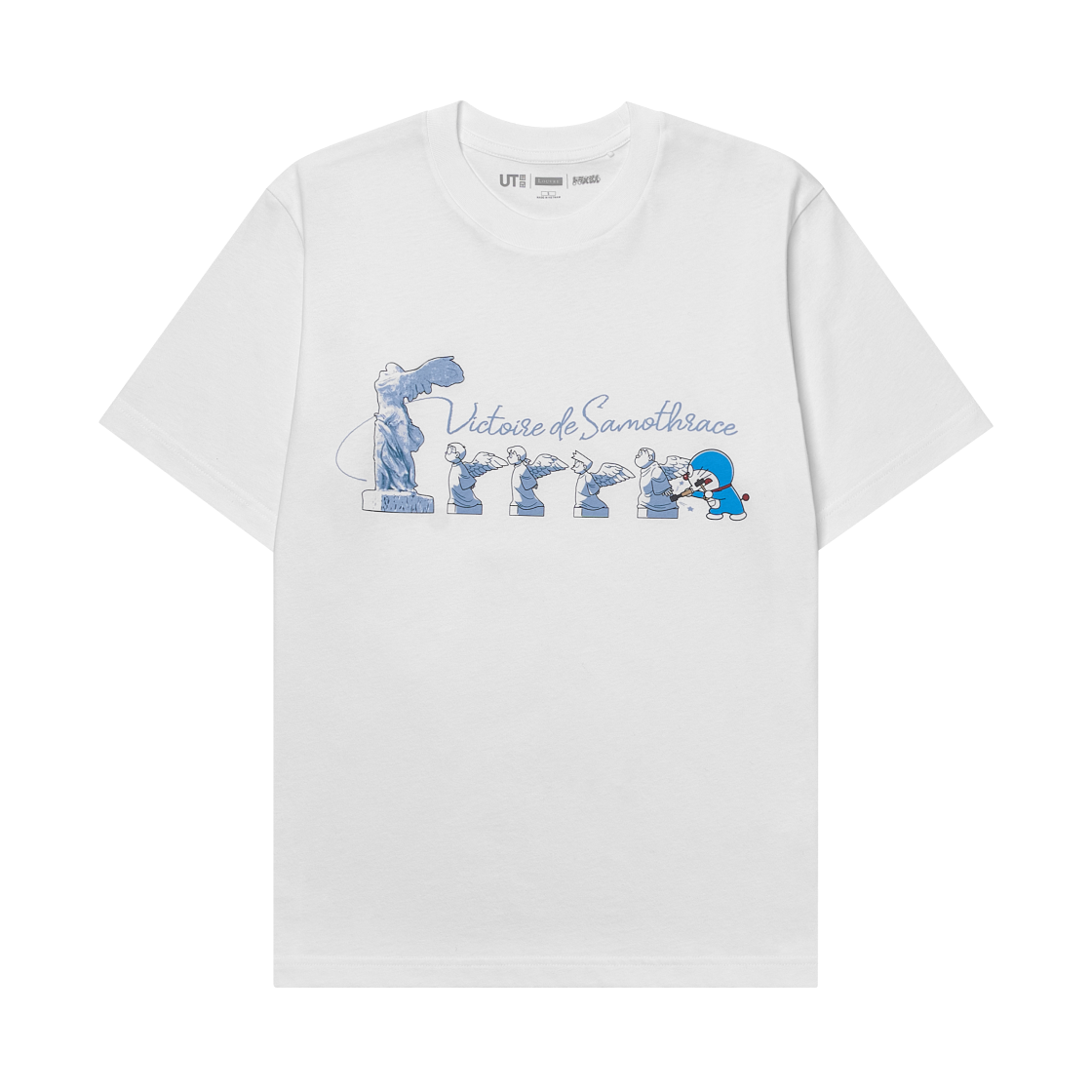 유니클로 UT x 루브르 x 도라에몽 그래픽 티셔츠 B 화이트 - KR(Uniqlo UT x Louvre x Doraemon Graphic T-Shirt B White - KR) - 1
