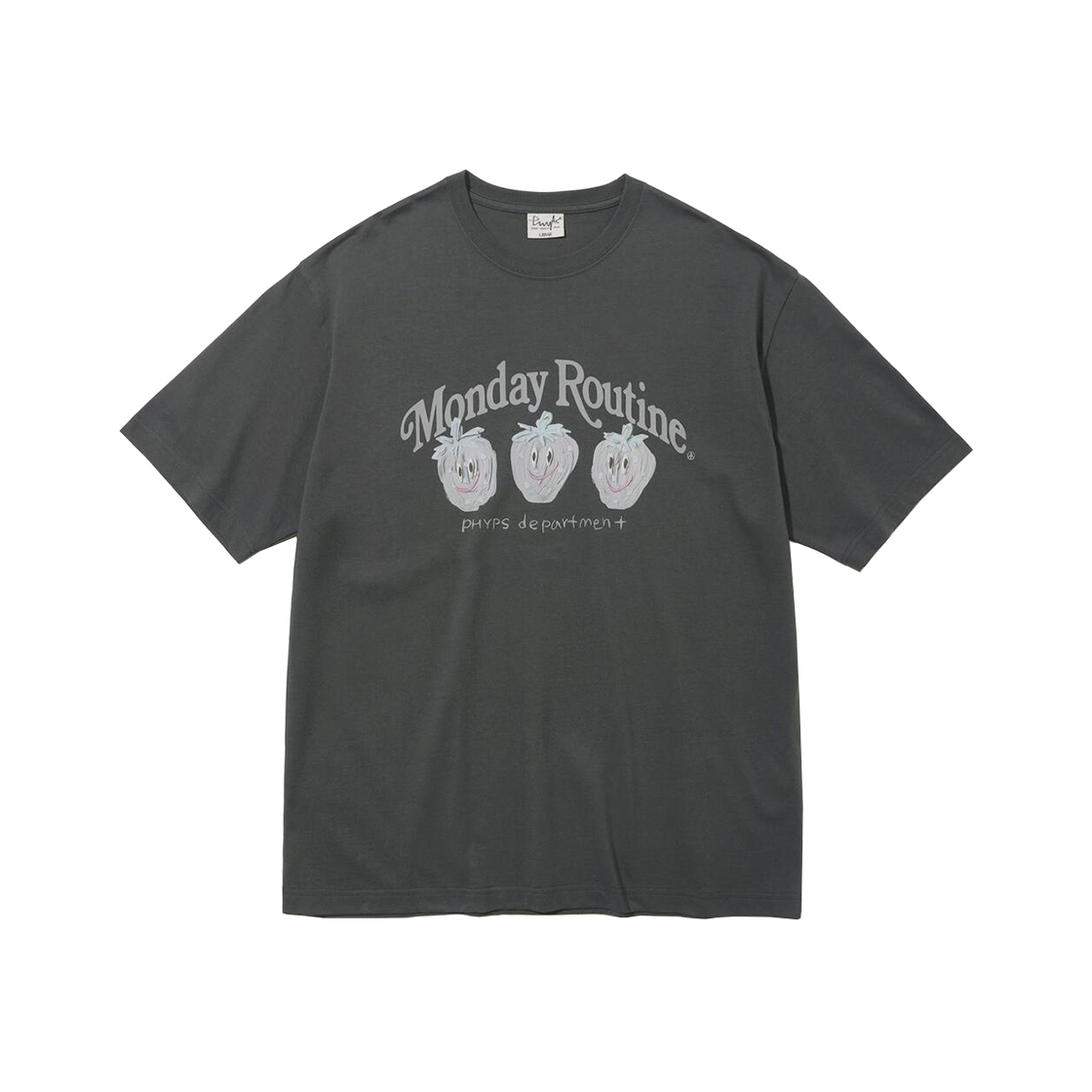 PFM1SS313ACH Phyps Dept Strawberry Routine T-Shirt_Blue Charcoal