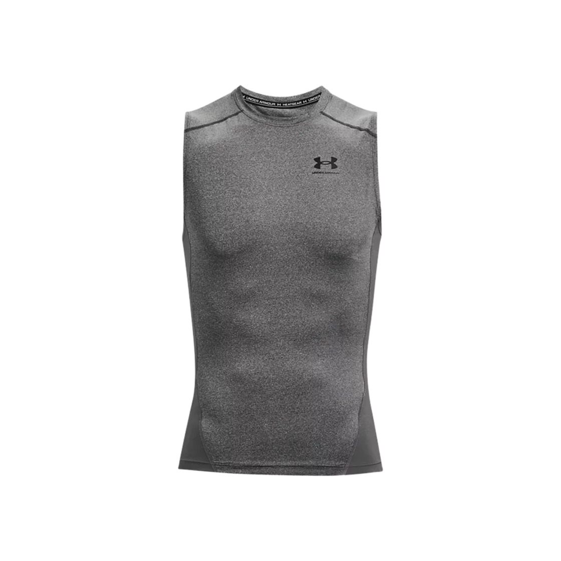 언더아머 히트기어 슬리브리스 카본 헤더 블랙(Under Armour HeatGear Sleeveless Carbon Heather Black)