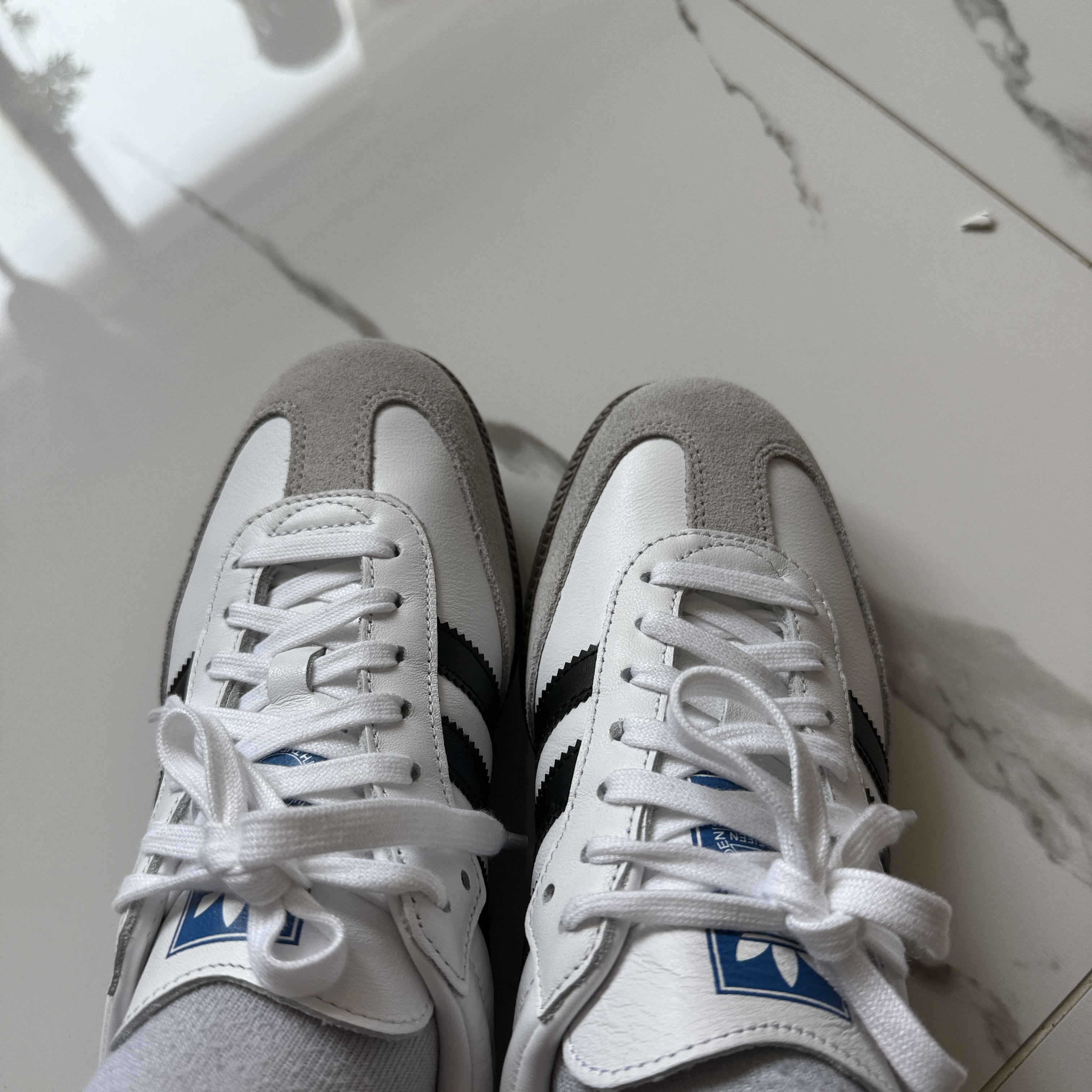 Adidas Samba OG Cloud White 착용 스타일