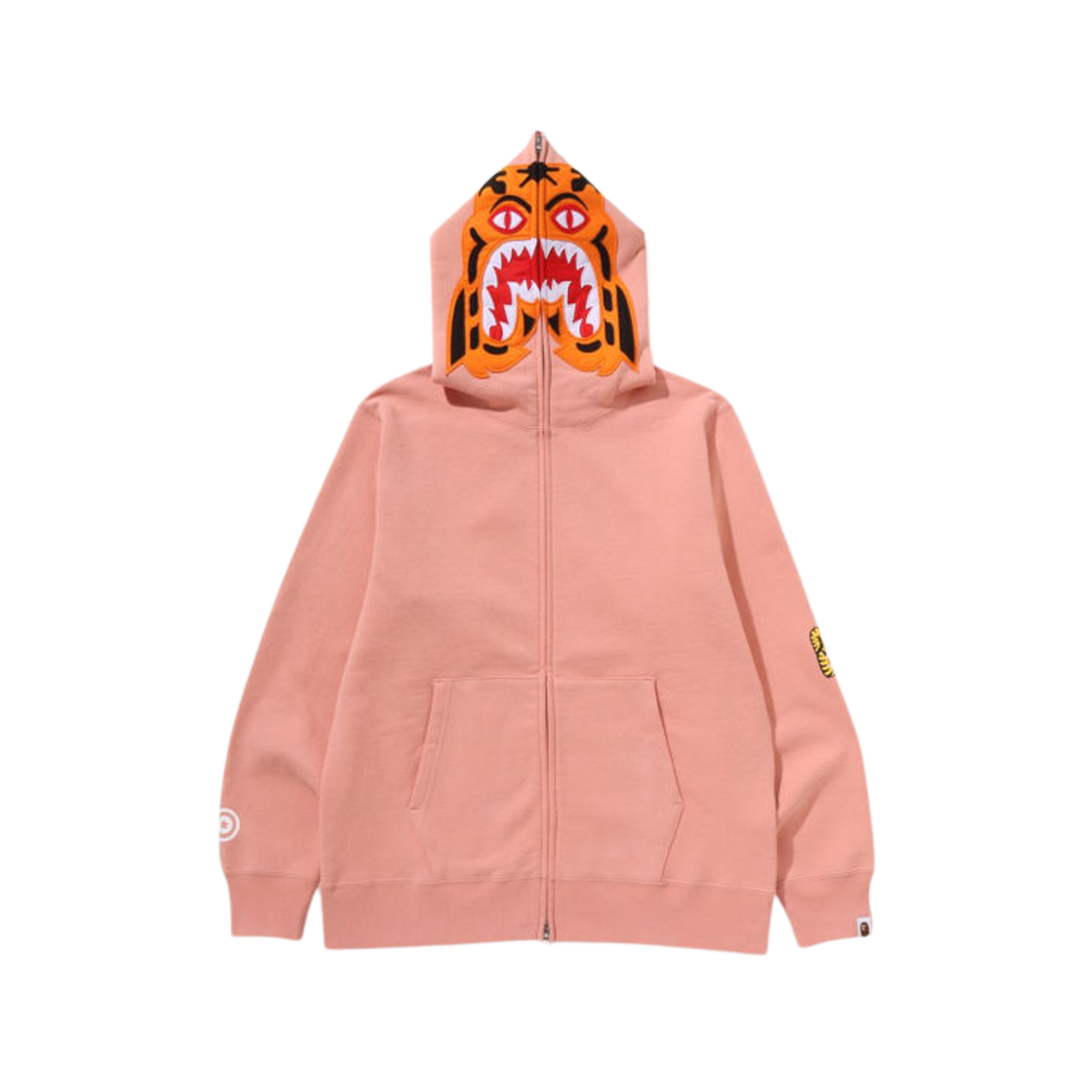 - BAPE Tiger Full Zip Hoodie Pink