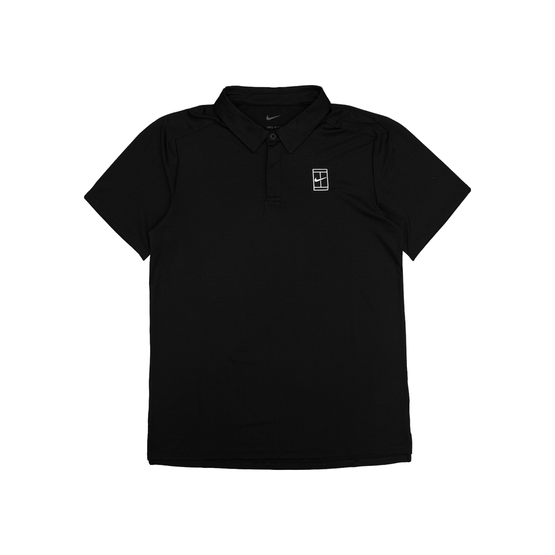 FZ6908-010 Nike Court Advantage Dri-Fit Tennis Polo Black White - Asia