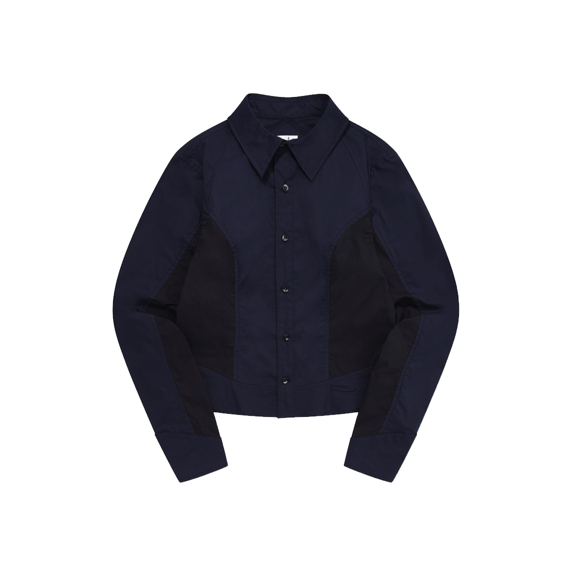 PES1SH299ANA Phyps Dept Women's P-ACTIVE Crop Shirt Navy