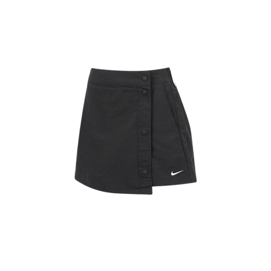 (W) 나이키 NSW 에센셜 우븐 스코트 블랙 화이트 - 아시아