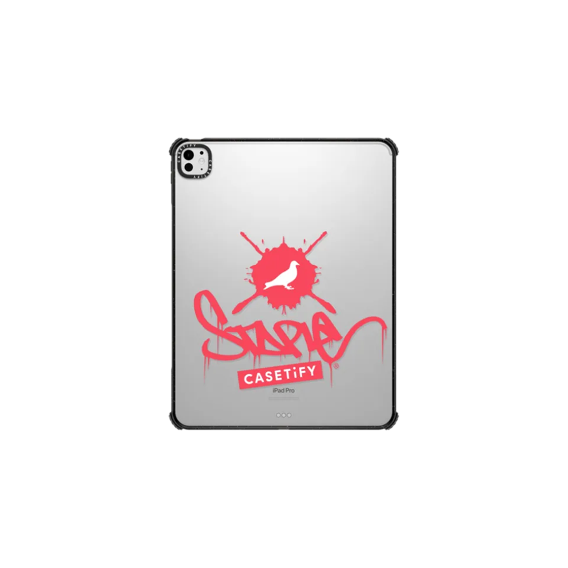 케이스티파이 x 스테이플 아이패드 피죤 로고 임팩트 케이스 블랙(Casetify x Staple iPad Pigeon Logo Impact Case Black) - 1