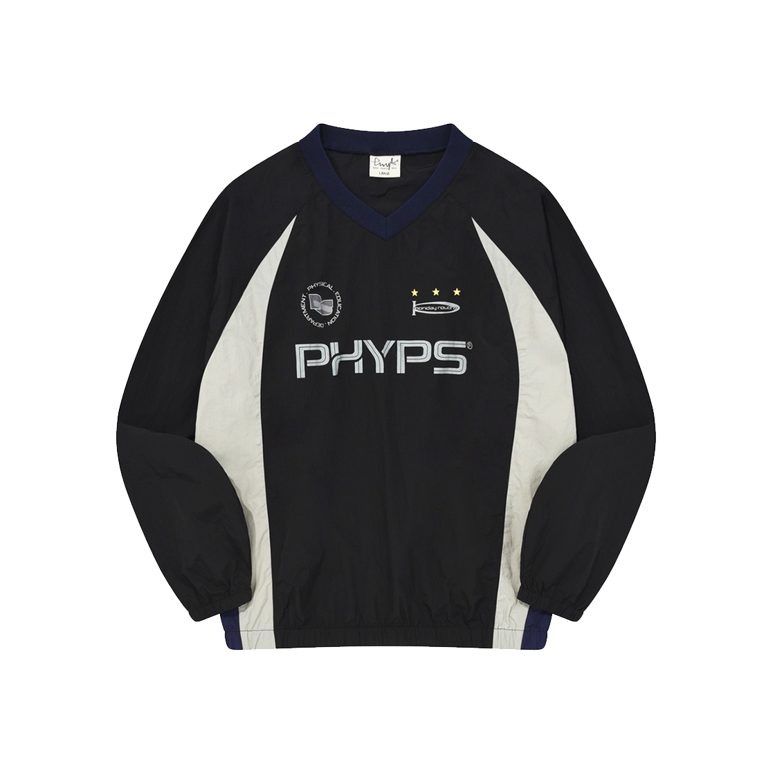 PES1LS399ABK Phyps Dept Nylon Soccer Long Sleeve Black