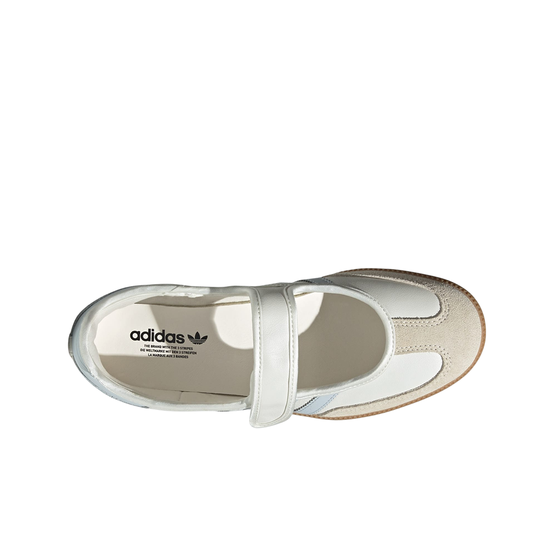 (W) 아디다스 오리지널스 삼바 제인 클라우드 화이트 검((W) Adidas Originals Samba Jane Cloud White Gum) - 2