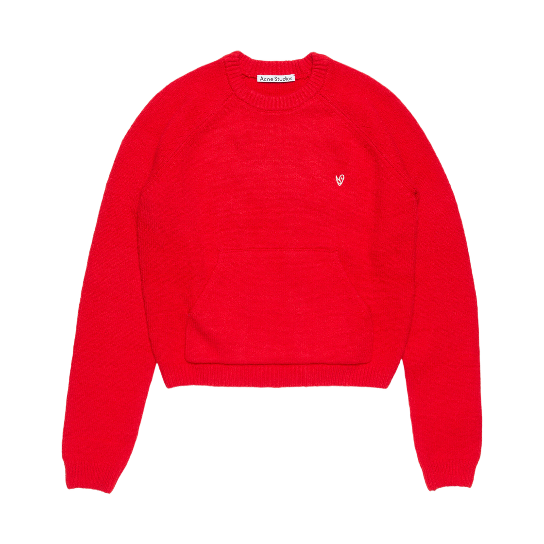 B60382-ACK Acne Studios Crewneck Jumper Red