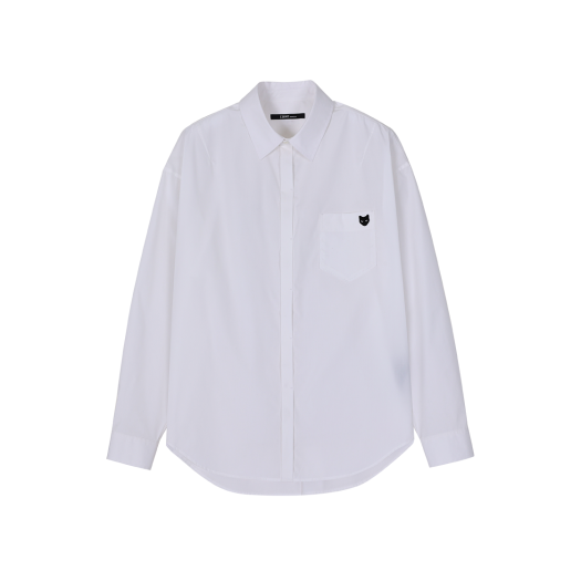 SH5SH800WH Songzio Zzero Classic Panther Shirt White