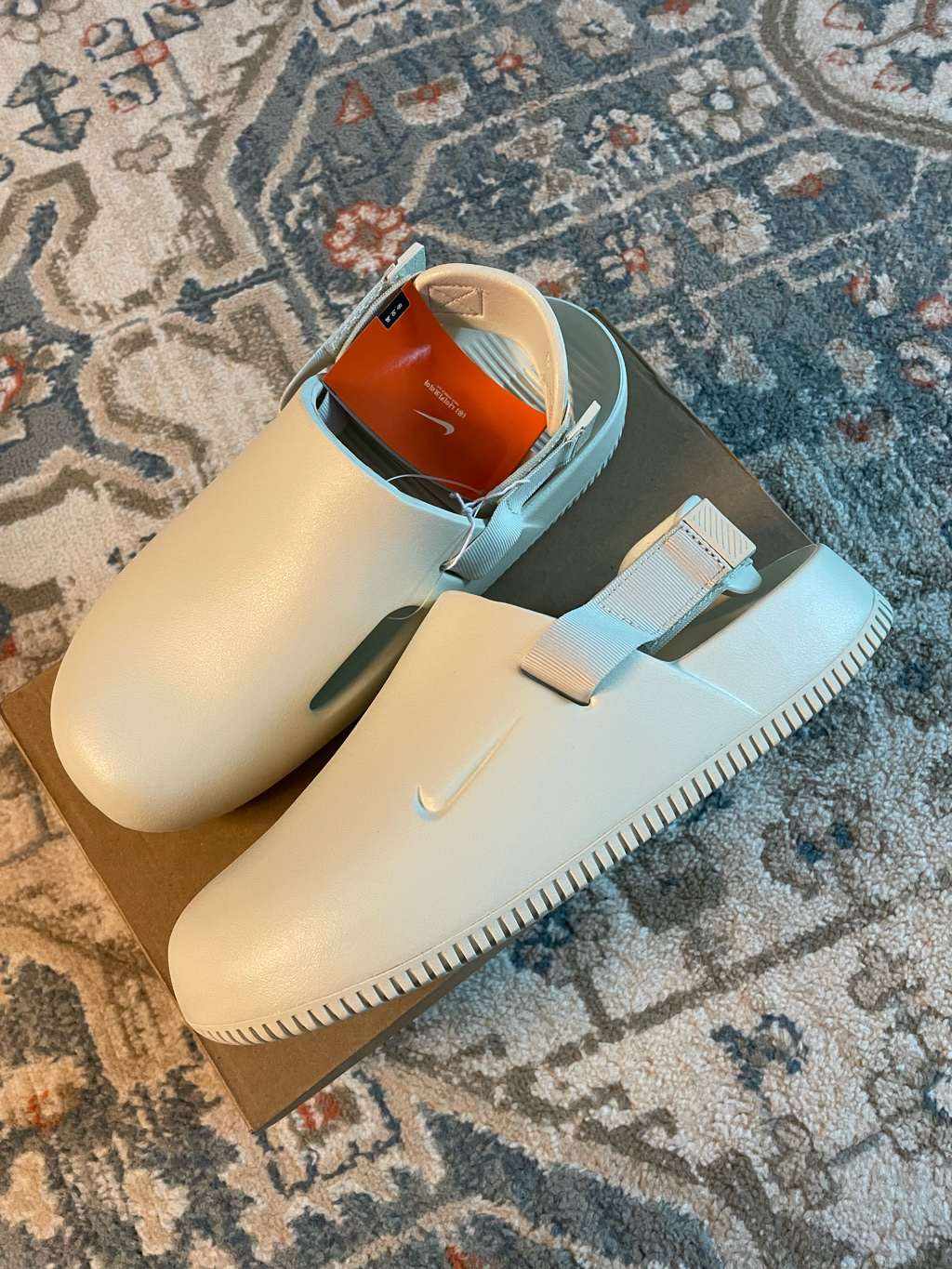 Nike Calm Mule Sea Glass 착용 스타일 - 1