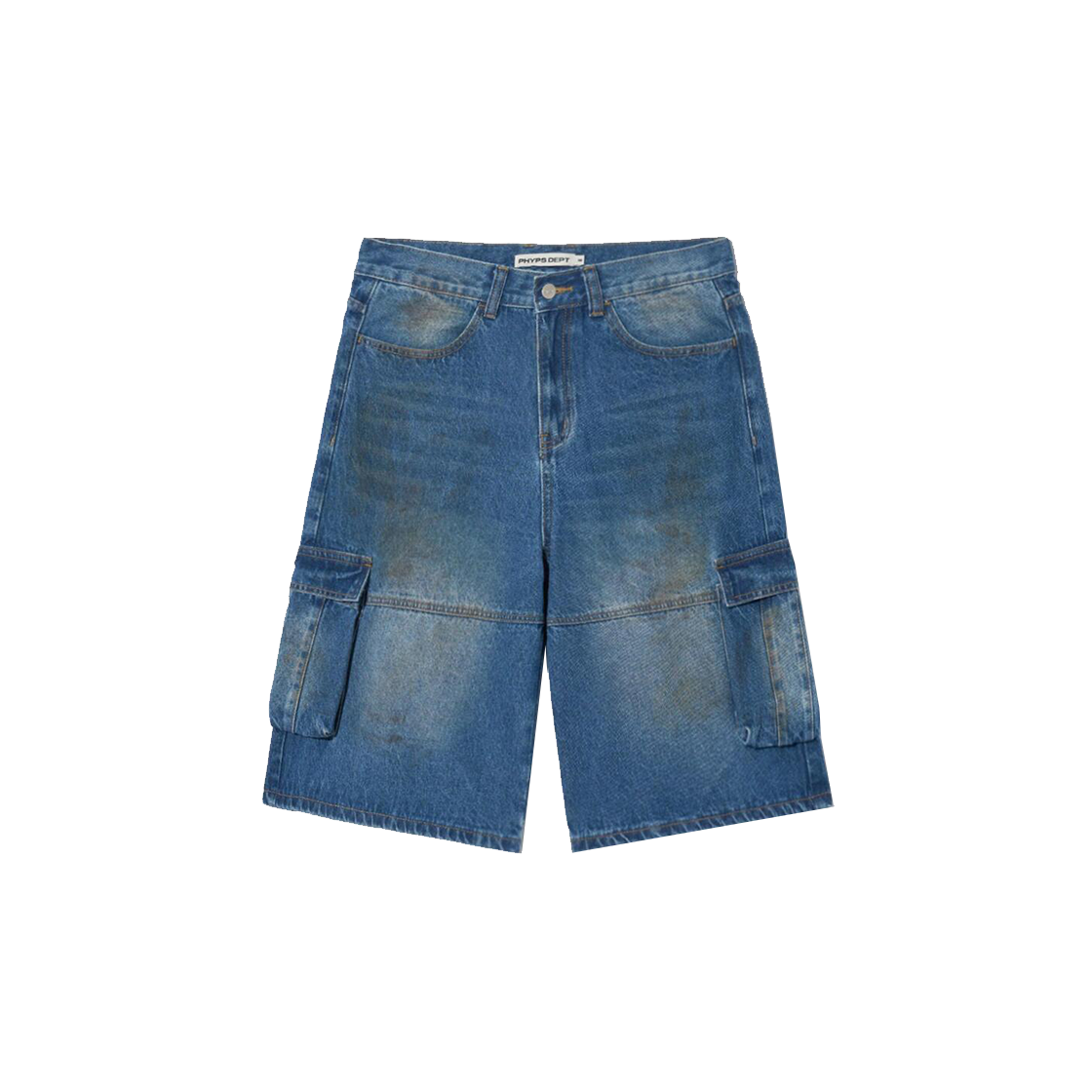 PFM1DP301ABL Phyps Dept Bermuda Cargo Denim Pants Blue