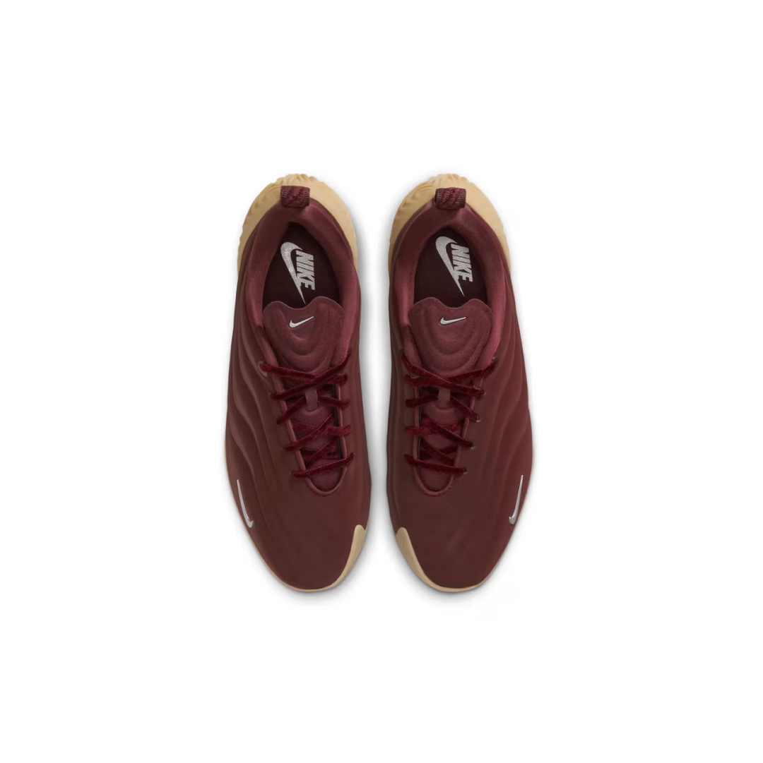 (W) Nike Astra Ultra Burgundy Crush Gum Light Brown 착용 스타일 - 2