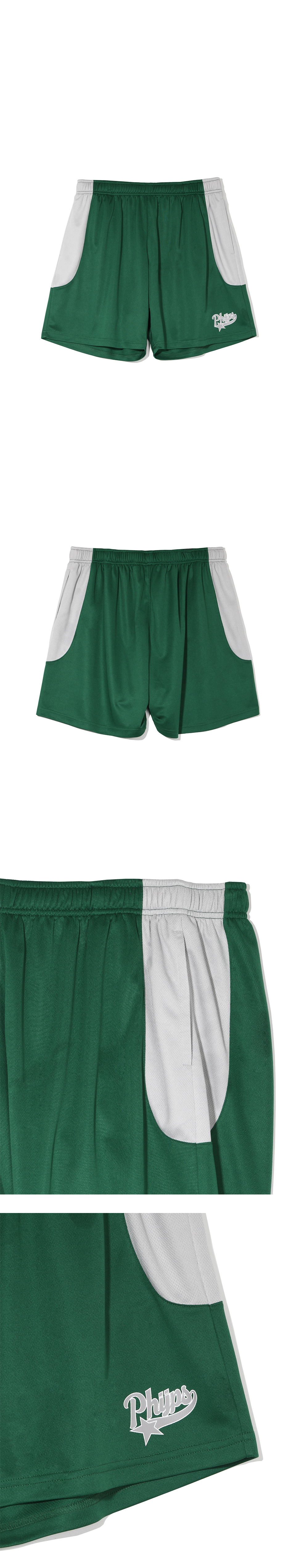 ★ Phyps Department★ Startail Sporty Shorts Green PEM1SO30 Startail Beach Shorts Green - PHYPS HOME