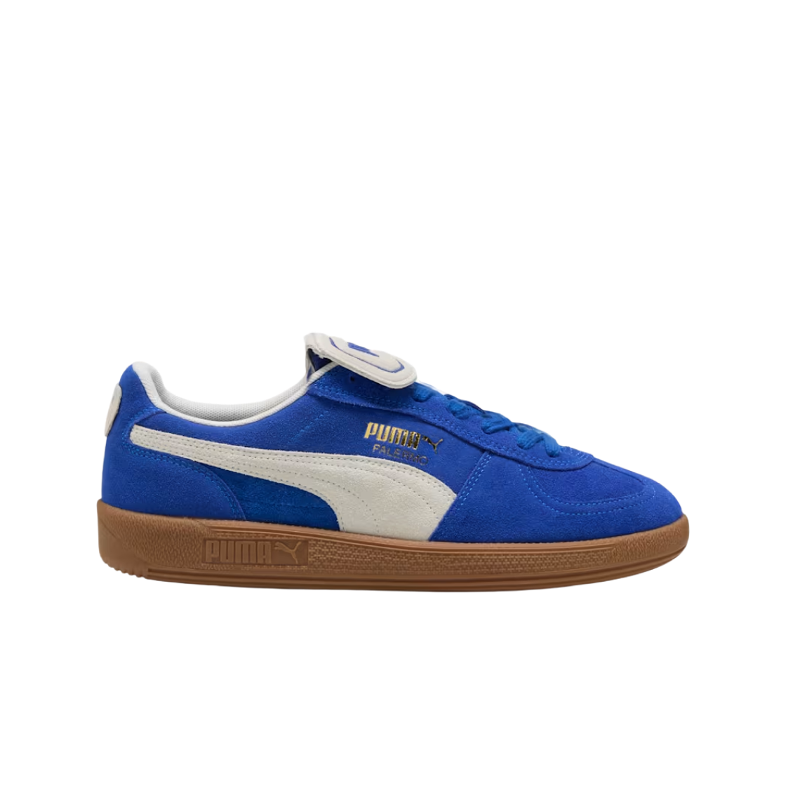 푸마 팔레르모 프리미엄 스웨이드 비비드 블루 웜 화이트(Puma Palermo Premium Suede Vivid Blue Warm White) - 1
