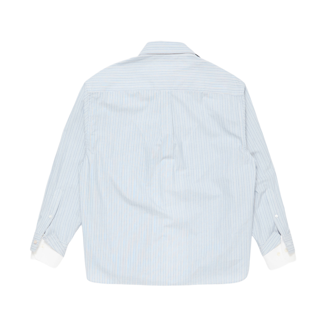 (W) 아크네 스튜디오 레이어드 버튼업 셔츠 블루 화이트((W) Acne Studios Layered Button Up Shirt Blue White) - 2