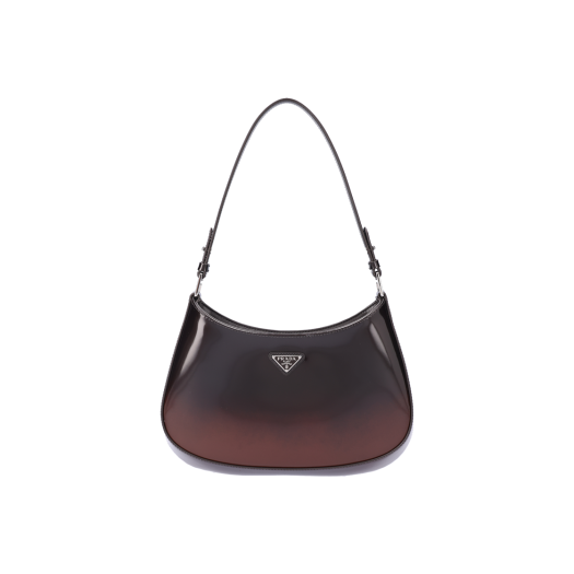 ITBG8VSIUGG8 PRADA Cleo Bag Brushed Leather Cacao